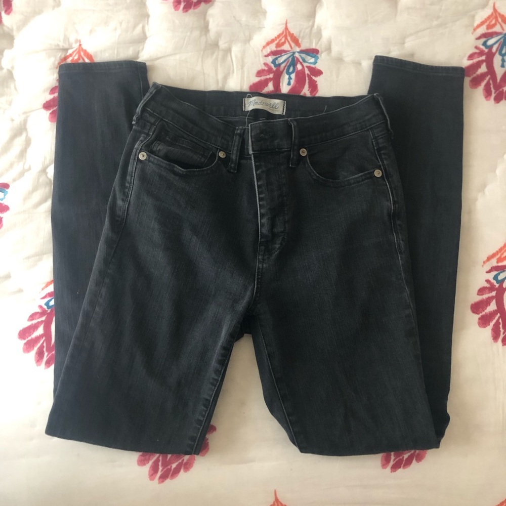 Madewell Black High-Waisted Skinny Jeans